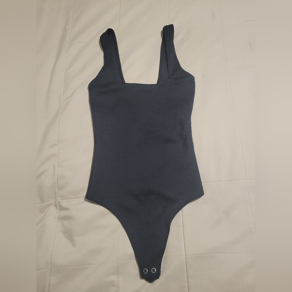 Good American Black Bodysuit